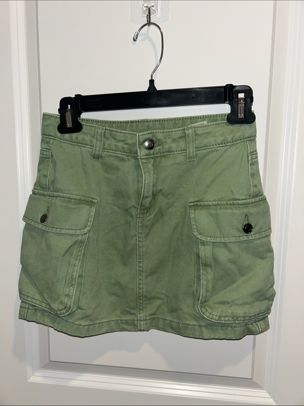 wonder nation denim Olive Cargo Pocket Skort for Kids
